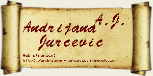 Andrijana Jurčević vizit kartica